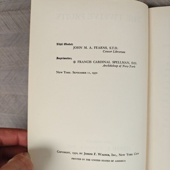 The Twelve Fruits Meditations On The Holy Ghost By C.J. Woollen Hardcover 1959 - Picture 5 of 7